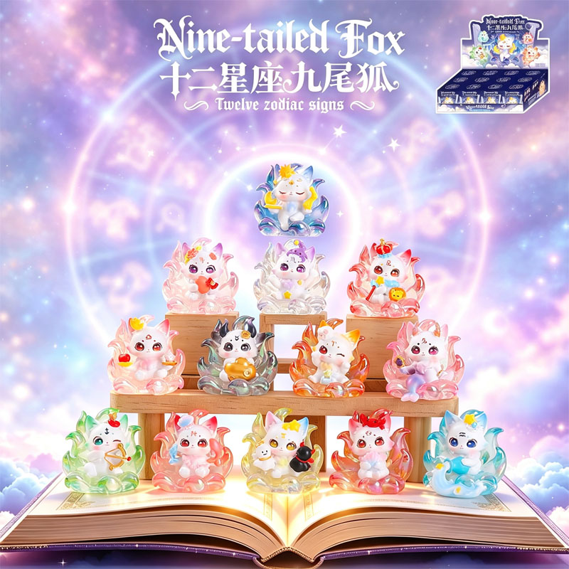 Resin Art Case - Cute Transparent Nine Tailed Fox Mystery