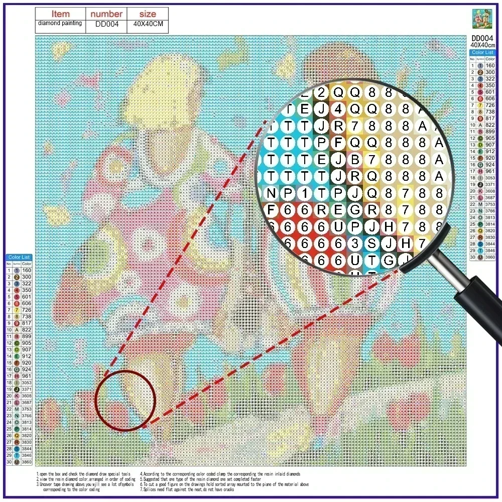 1PC frameless 5D Diamond Paint - Resin Art Equipment recension och pris