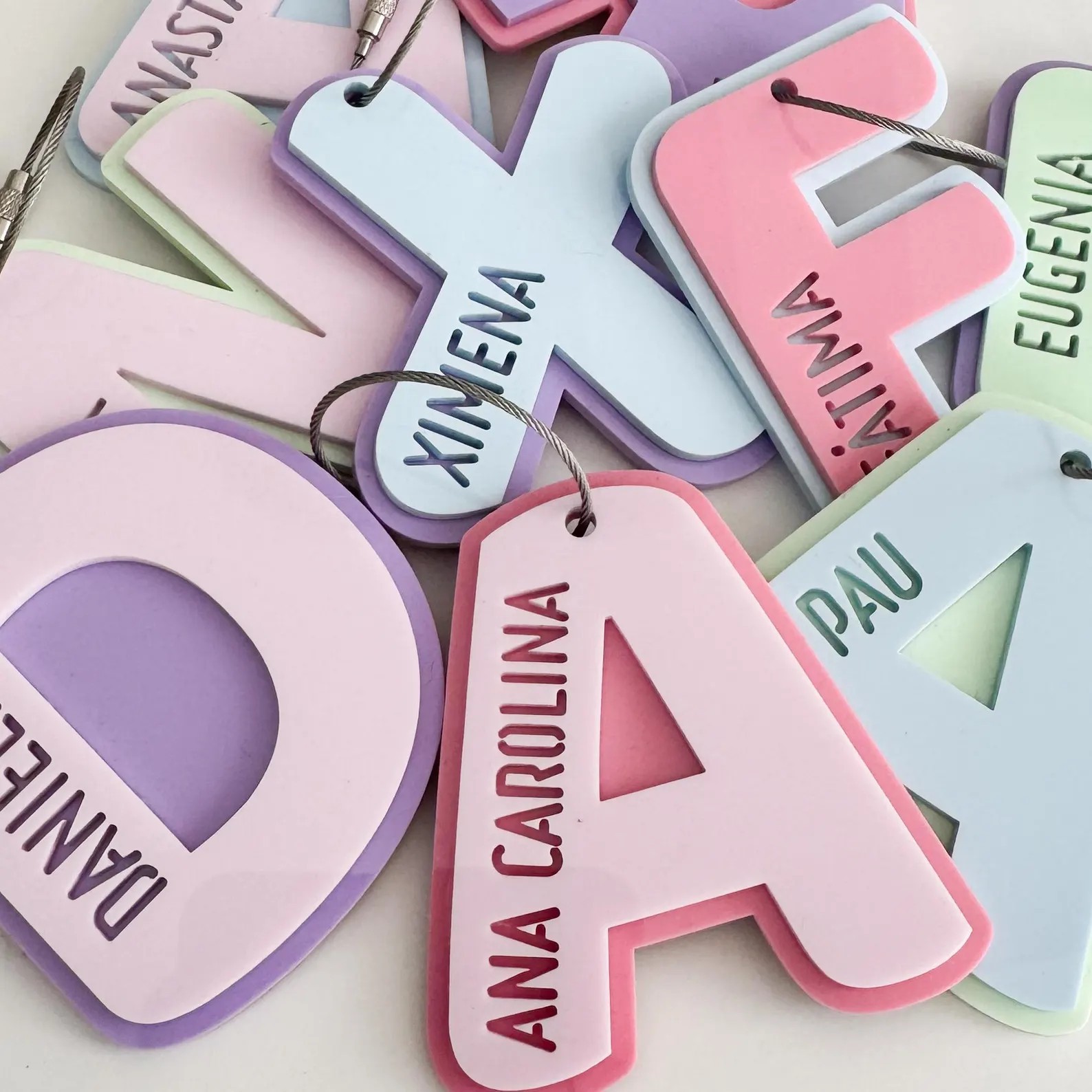 Custom Letter Hollow Name Keyc - Resin Art Alphabet recension och pris