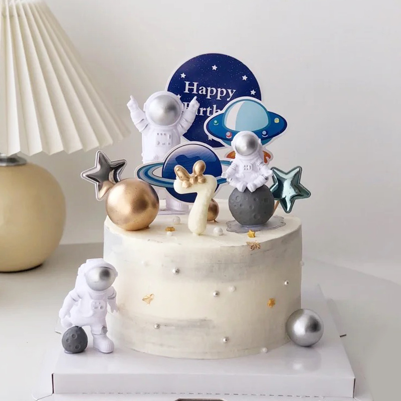 Astronaut Cake Topper For Oute - Resin Art Alphabet recension och pris